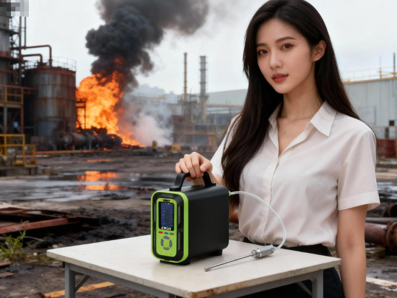 突发事故环境应急检测现场
